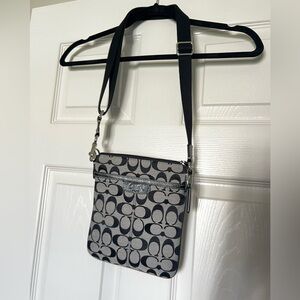 Coach Signature Jacquard Cross Body Bag
